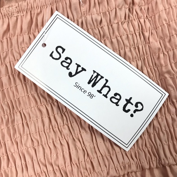 Say What? Spaghetti Strap Padded Mini Dress Small - Picture 6 of 8